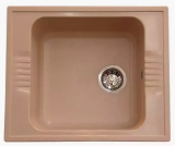 Кухонная мойка Polygran F-20 №27 (бежевый) 600х500